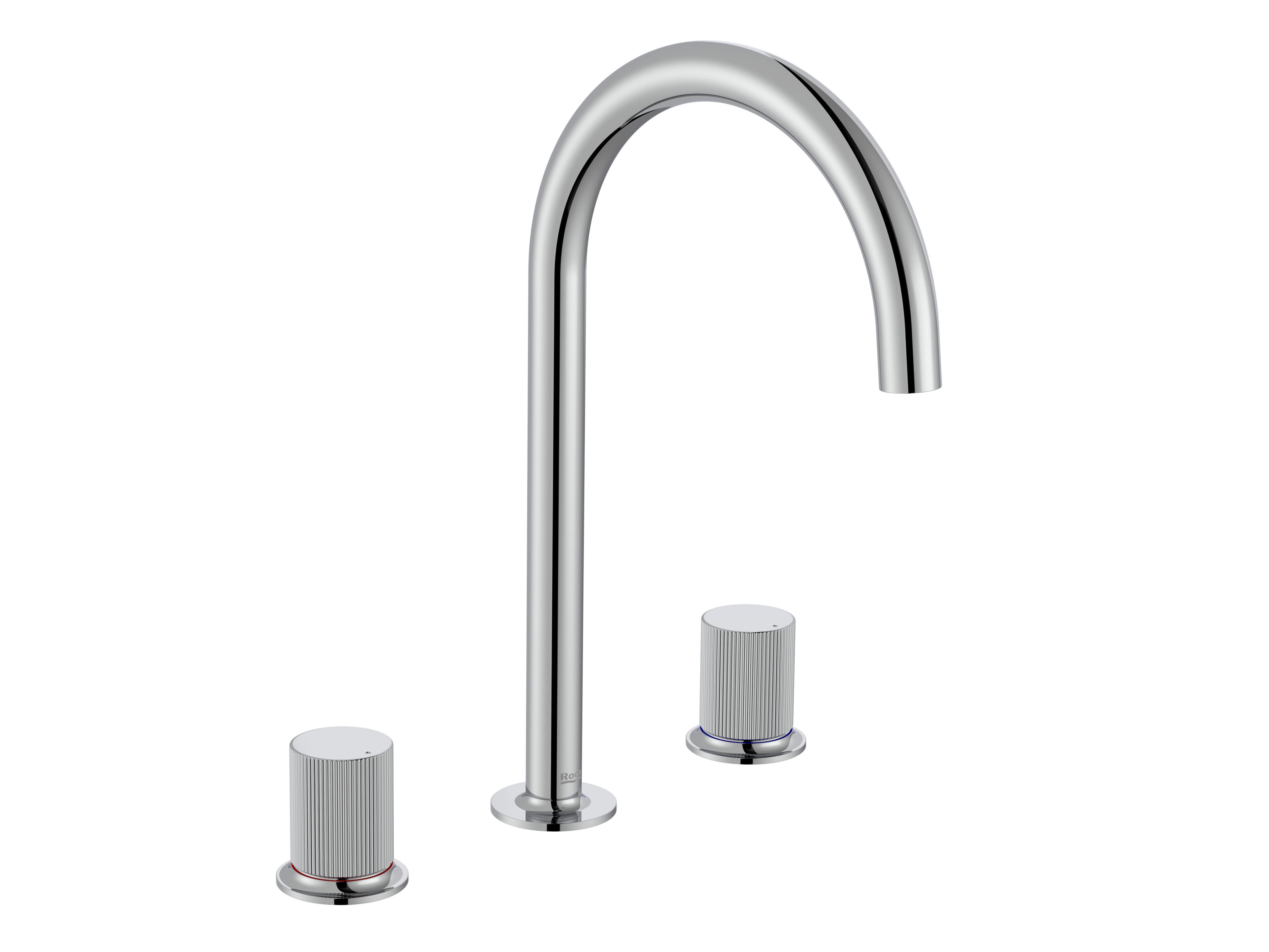 Смеситель для раковины с 3 отверстиями Roca Nu ARCH-00033019