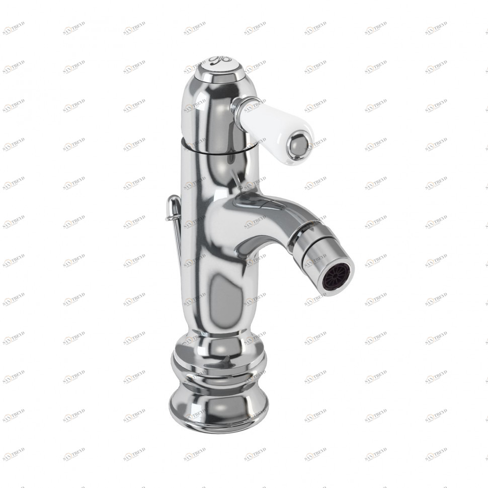 Смеситель для биде на 1 отверстие Regent, с донным клапаном [CHR23] Regent Burlington CH23, T4B