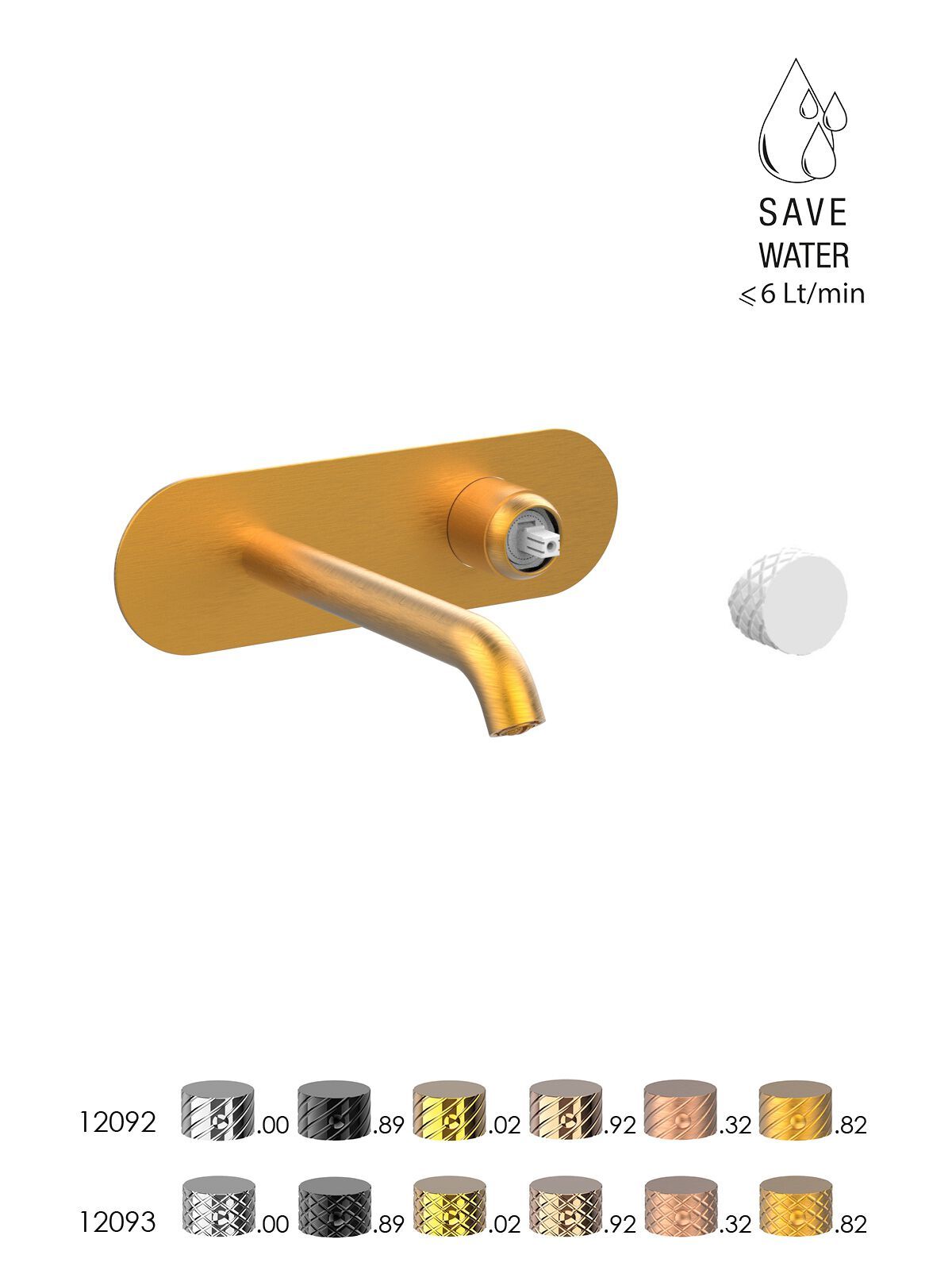 Настенный смеситель для раковины без слива Rubinetterie Frattini Pepe XLS ARCH-00133154 - Вид №11