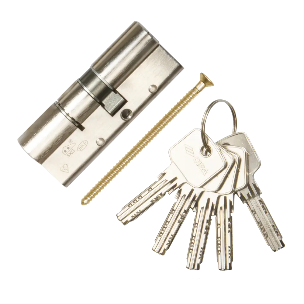 Цилиндр Cisa Astral S ОА3S1-19.12, 30x10x40 мм, ключ/ключ, цвет никель, без вертушки STLM-2003209 - Вид №1