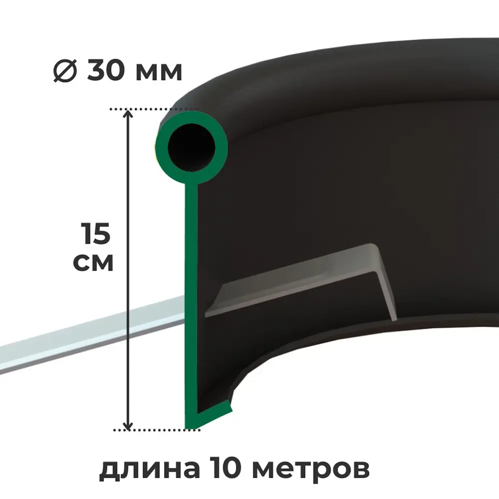 Бордюр садовый KANTA Pro оливковый для ландшафтного дизайна 84871811 STLM-0056771 - Вид №1
