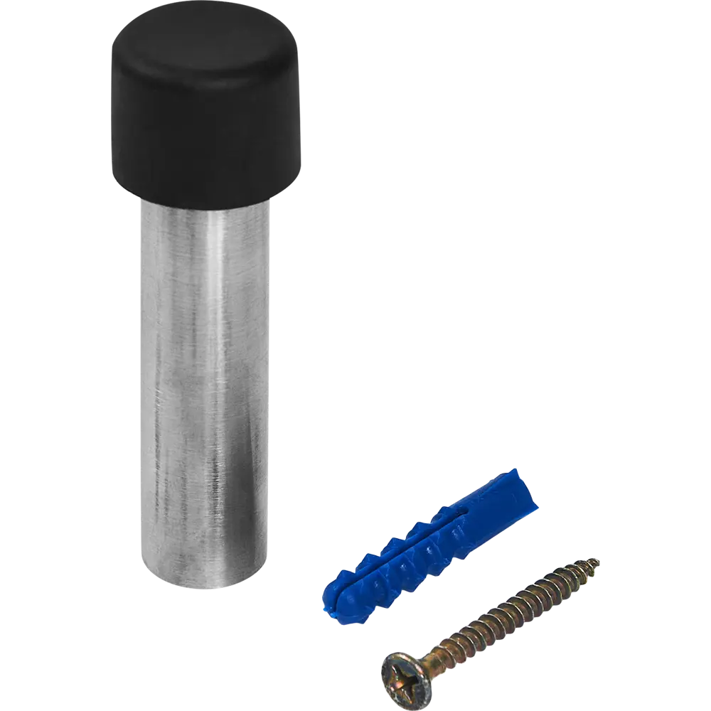 ЗЕНИТ УД-03 INOX — настенный дверной стопор из нержавеющей стали 86489446 STLM-0069380 - Вид №1