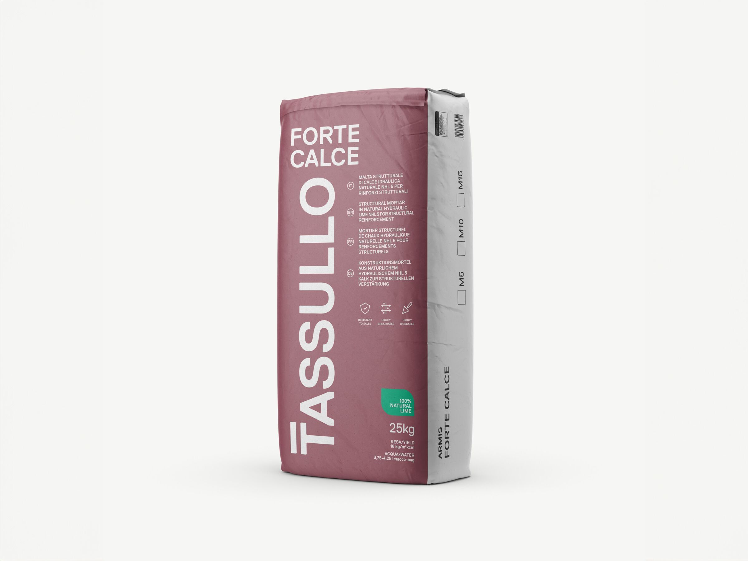 Натуральный гидровлический известковый структурный раствор для структурного подкрепления TASSULLO Armis ARCH-00050408