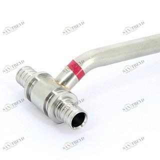 REHAU Тройник с трубкой для радиатора 20х15х500мм 12408611001