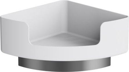 802.03B220 Угловая полка с настенным кронштейном HEWI Edition matt | Polyamid  - Вид №4