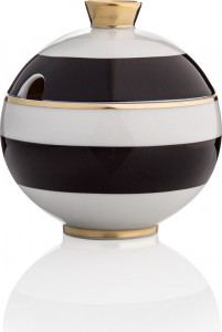 10564713 Sieger by Furstenberg Сахарница Sieger by Furstenberg "Мой фарфор! Золотой дворец" 180мл Фарфор