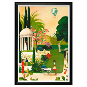 828199942_1818 Арт-постер "Флешмоб в саду" Object Desire