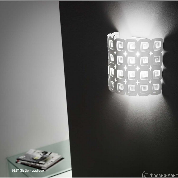 Linea Light 6827 Gisèle белый настенный светильник Gisele 83026