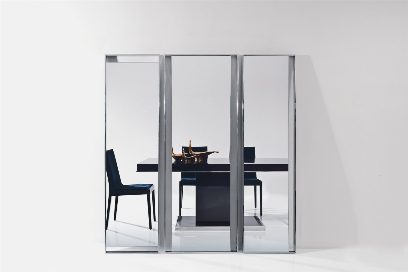 Напольное зеркало прямоугольное хром Exclusive PUSHA ДИЗАЙНЕРСКИЕ 062560 Хром  - Вид №3