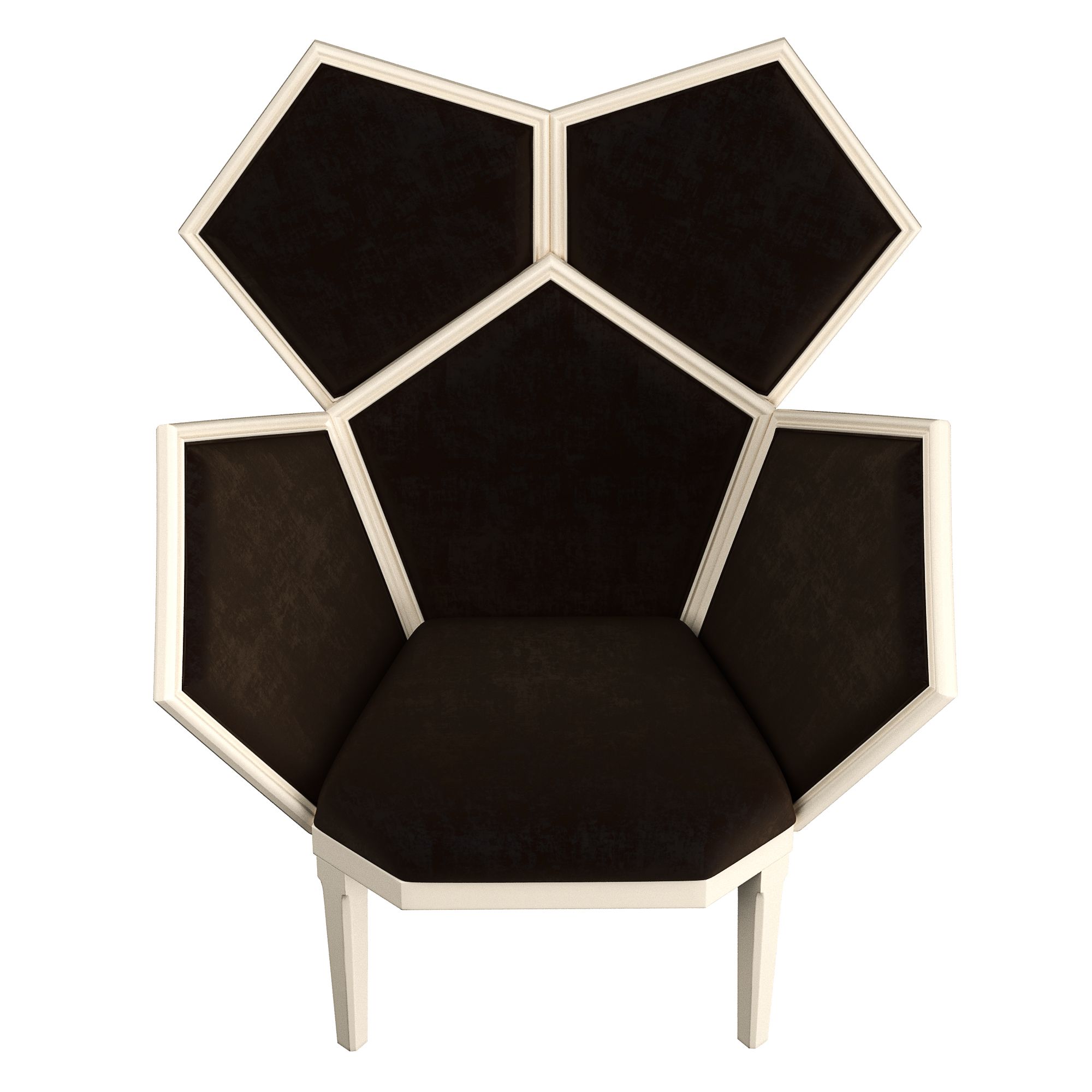 Бархатное кресло с подлокотниками Fratelli Boffi Blue Lyric ARCH-00126831 - Вид №8