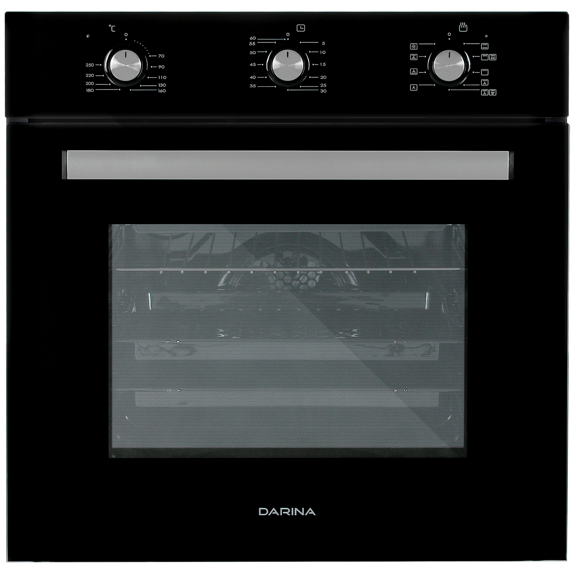 1024630 Электрический духовой шкаф Darina 1V5 BDE 111 705 B черный STDN-0120289