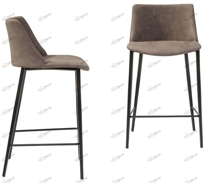 Tonin Casa Кожаный табурет с подставкой для ног Agata T7292