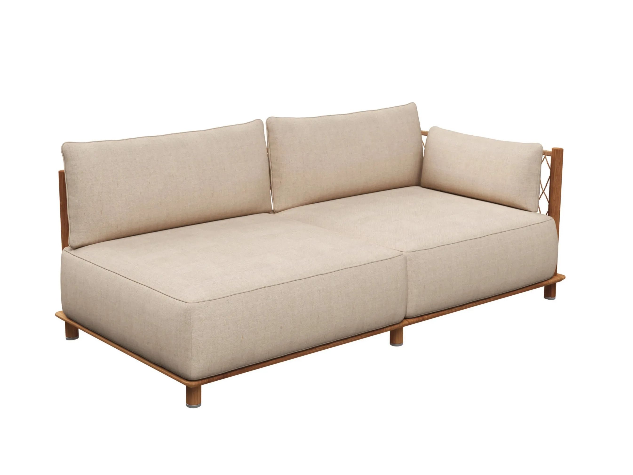 2-местный тканевый модульный садовый диван Gloster Salina ARCH-00029009 - Вид №1