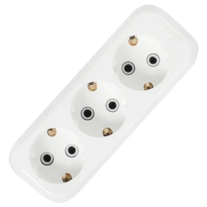 Колодка с заземлением Lux 3 розетки 16А 16186321 STLM-2109996