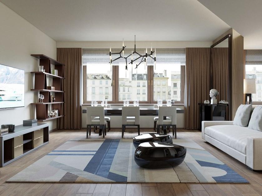 Tapis Rouge Прямоугольный коврик ручной работы Abstraction Tr1300 - Вид №3