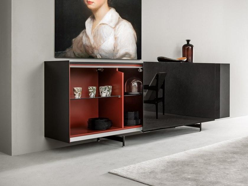 Capo d’Opera Комод из дерева и стекла с раздвижными дверцами Atelier sun-id-1431030 - Вид №1