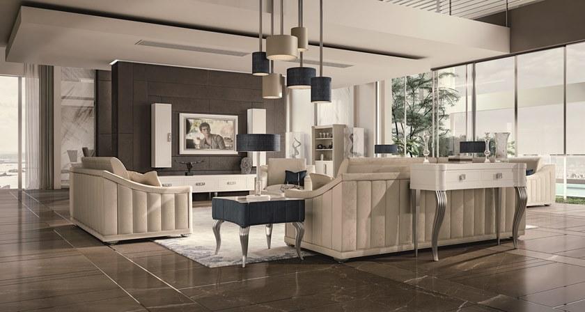 Valderamobili Журнальный столик квадратный Aura Auc051-a-b-cg - Вид №1