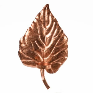 Подсвечник металлический настенный медный Miranda TO4ROOMS  212628 Золото