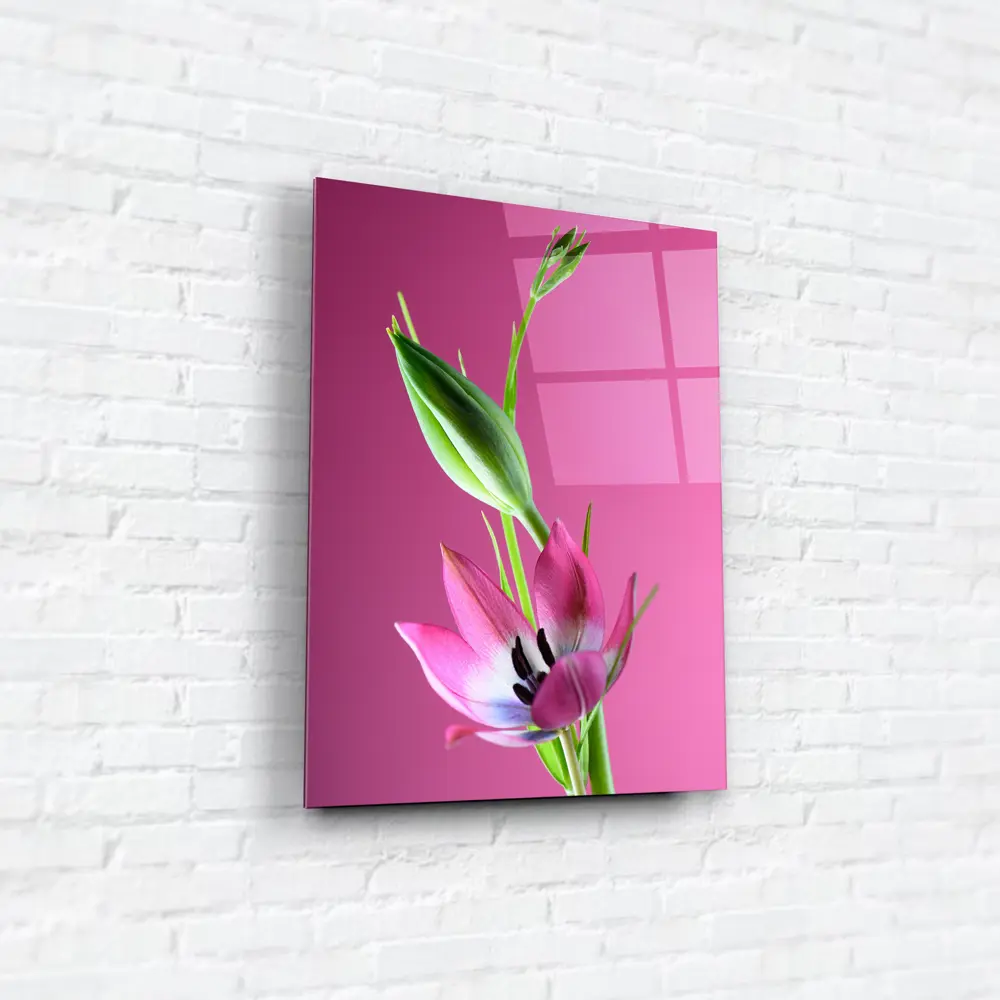 Картина на стекле "Цветы розовые" 60x80 см 82924203 STLM-2075017 ARTABOSKO  - Вид №3