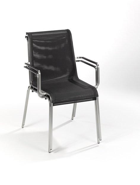 FISCHER MÖBEL Штабелируемый садовый стул с подлокотниками Modena sun-id-1509756 - Вид №11