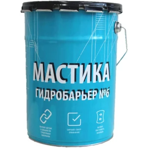 Мастика гидроизоляционная Гидробарьер №6 универсальная 5 кг 86731977 STLM-2133646