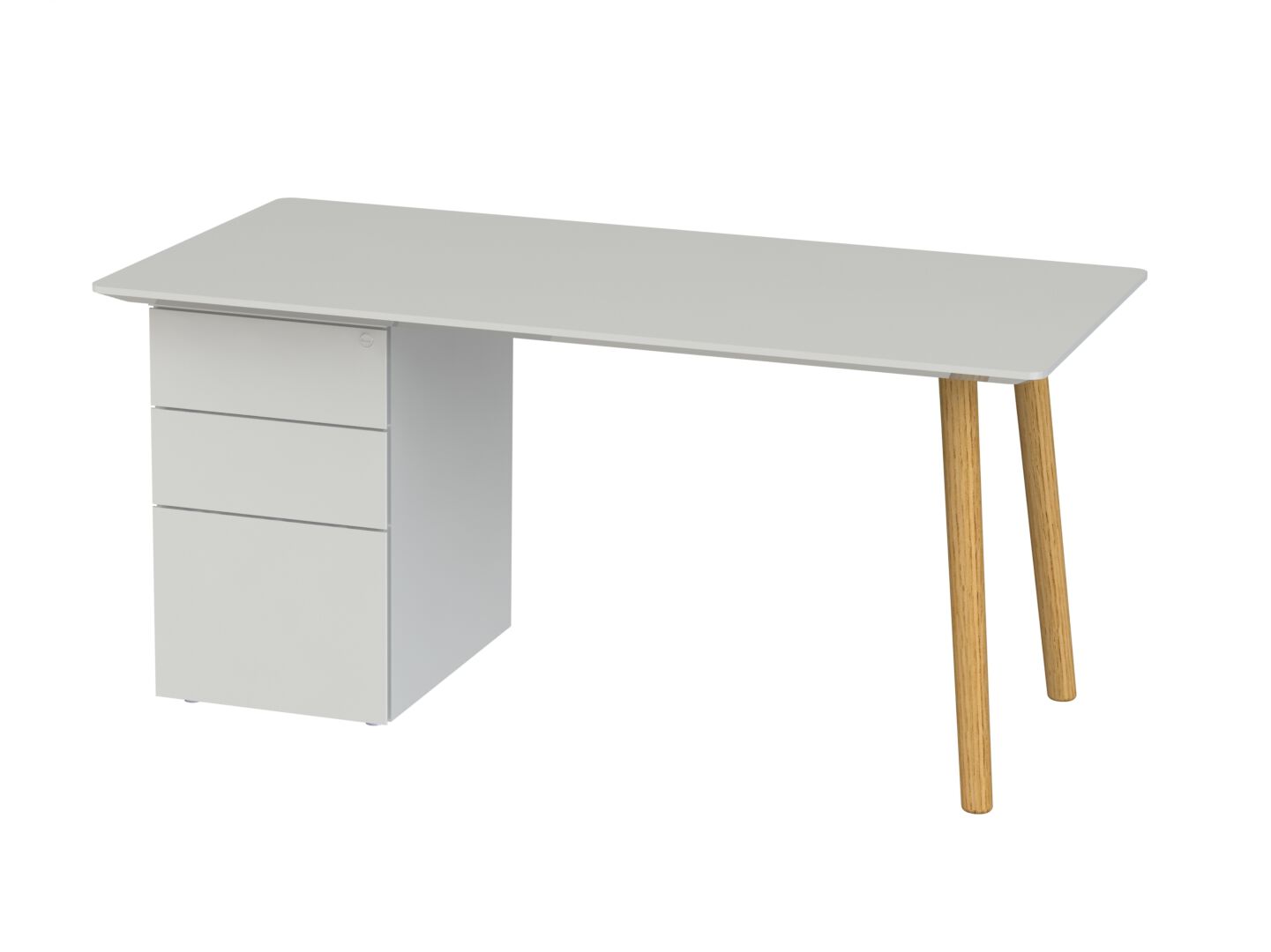 Деревянный прямоугольный стол с ящиками Sellex Fly ARCH-00144587 - Вид №1
