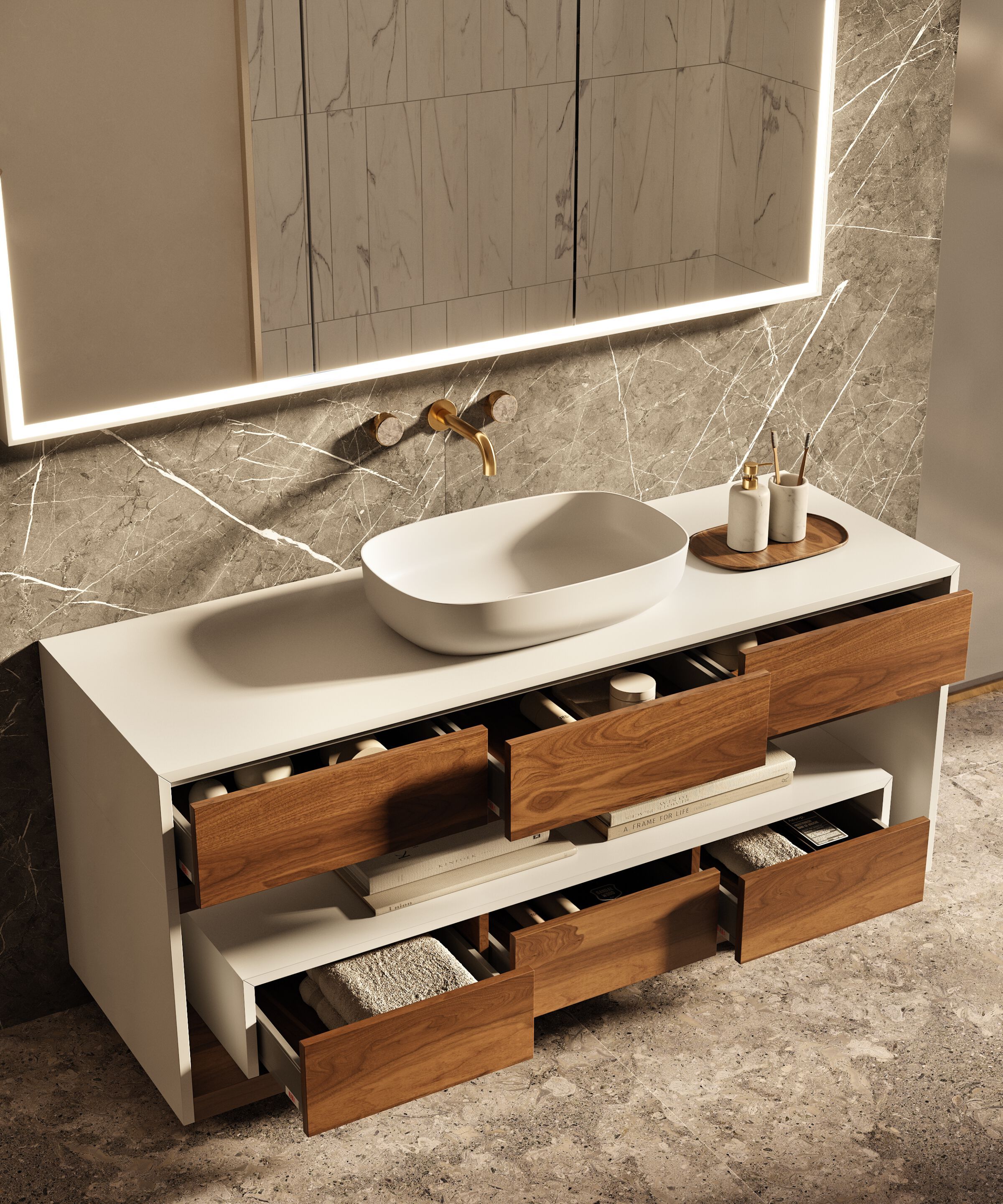 Напольная мебель для ванной MOMA Design Excellent ARCH-00081138 - Вид №1