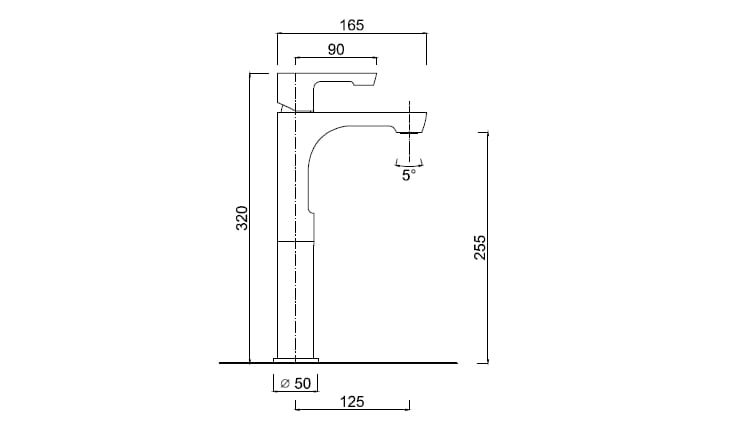 Смеситель для раковины Rubinetteria Giulini Ego ARCH-00021370 - Вид №1