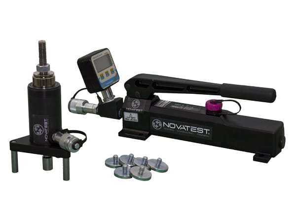 Гидродинамическая система для испытаний на сцепление с разрывом на высокопрочных покрытиях NOVATEST Экстракционные испытания ARCH-00135603