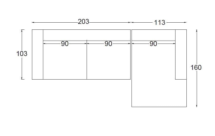 Секционный диван из ткани Twils T-TIME ARCH-00148425 - Вид №2