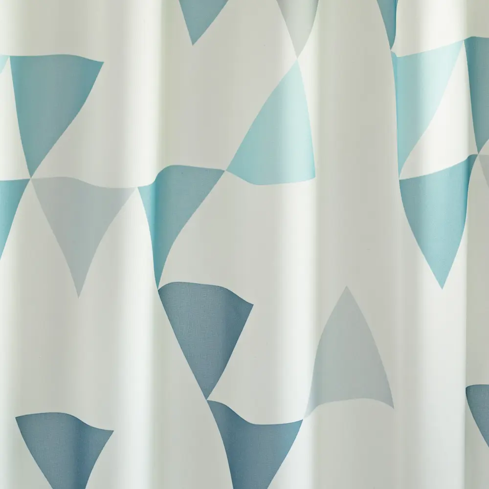 Тюль на ленте Ромбы 250x260 см цвет бирюзовый GARDEN STLM-2131647 - Вид №1