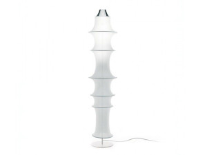 Торшер из алюминия и эластичной сетки