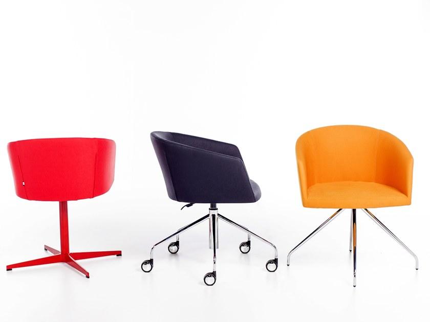 B&T Design Вращающееся кресло из ткани с 4 спицами sun-id-1431714 - Вид №2