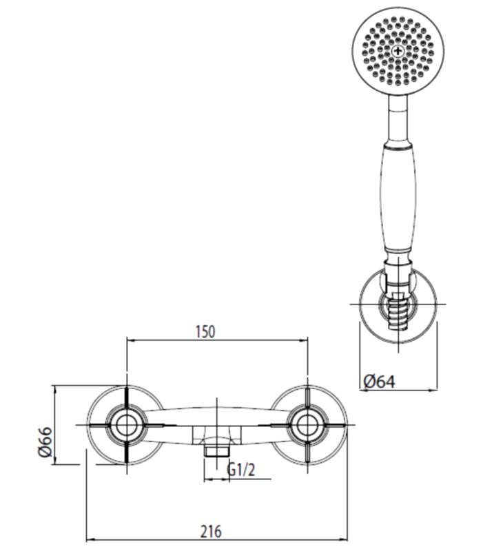 EPC01502 Смеситель M&Z Epoca Santreyd - Вид №1
