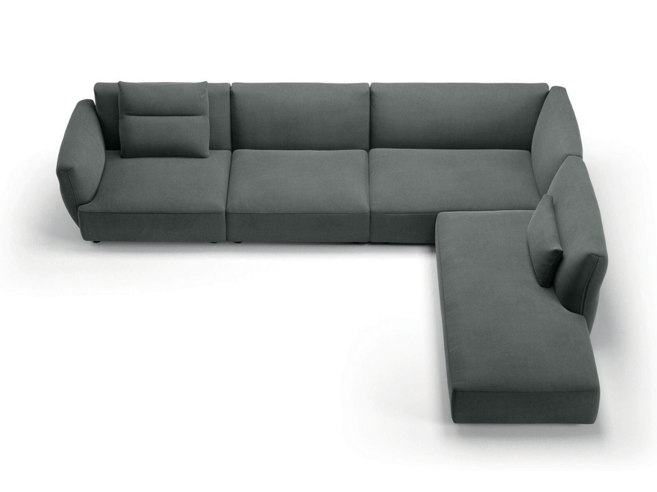 Угловой диван из ткани Natuzzi Italia Герман ARCH-00017088 - Вид №5