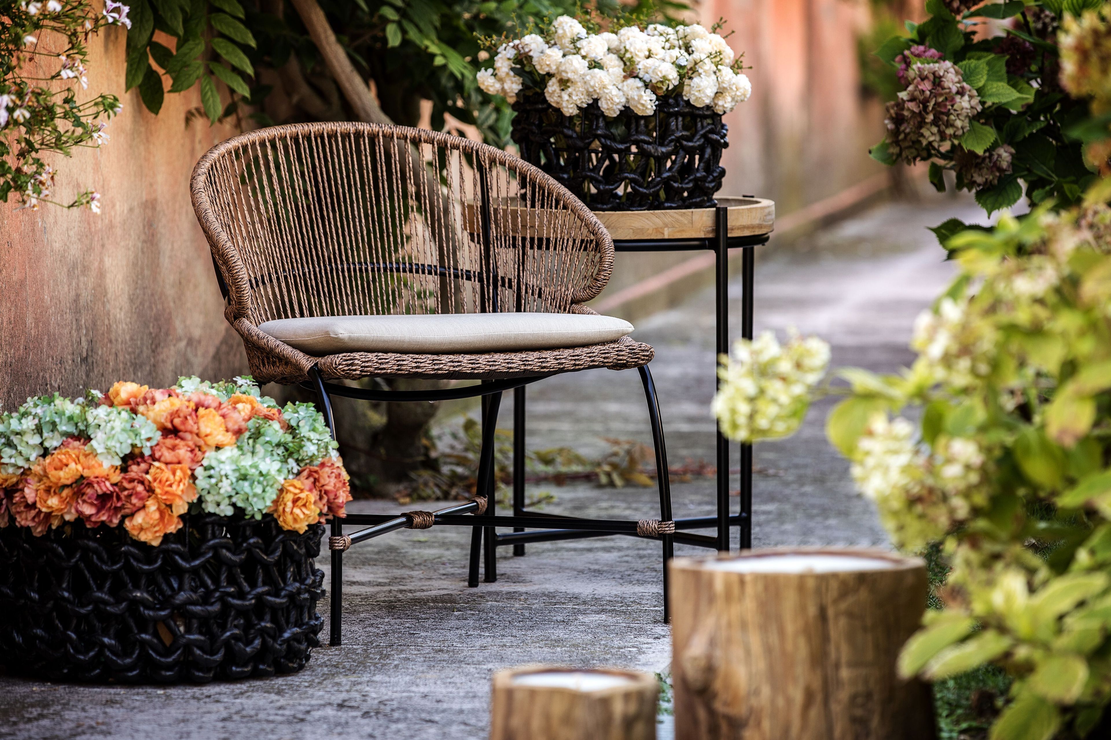 Синтетический веревочный садовый стул cbdesign Сандра ARCH-00128703 - Вид №3