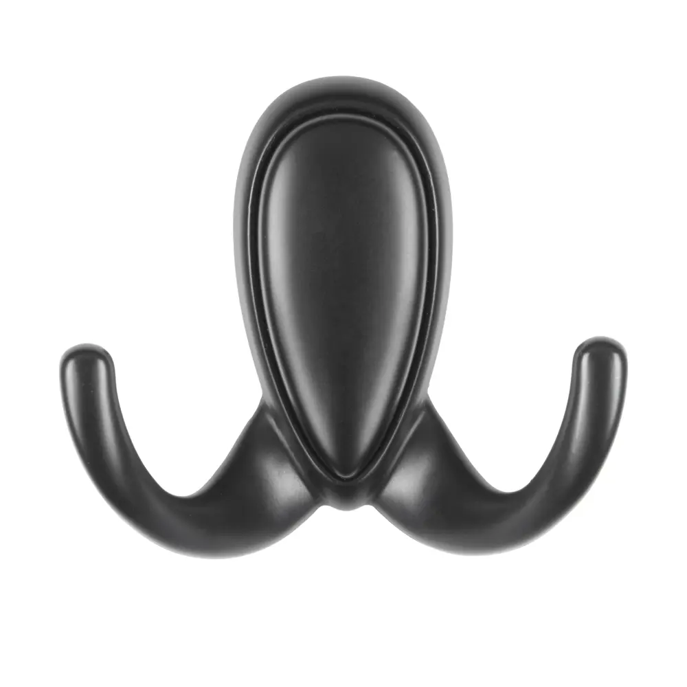 Мебельный крючок N00-N00-MB 13 см ЦАМ черный EDSON STLM-2080507 - Вид №1