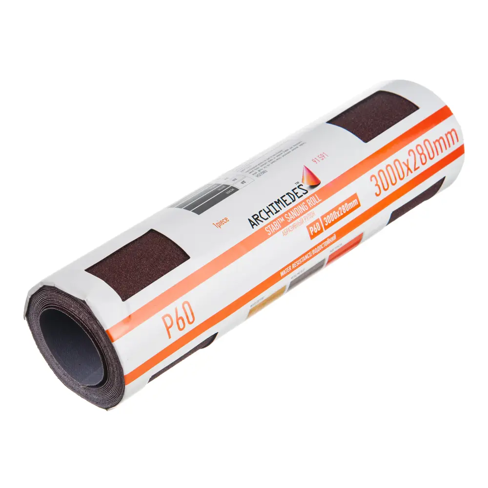 Рулон шлифовальный Archimedes P60, 3000x280 мм STLM-2190223