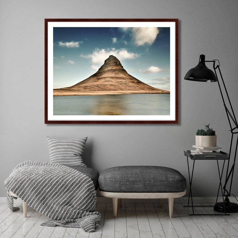 Картина: Mountain in the landscape in Iceland КАРТИНЫ В КВАРТИРУ  264717 Разноцветный  - Вид №2
