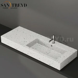 IN136DAGB Накладная раковина на столешницу  прямоугольная Ceramica Globo INCANTHO