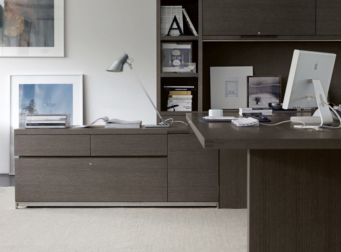 Овальный стол из стали и дерева B&B Italia Project AC Executive ARCH-00080957 - Вид №12