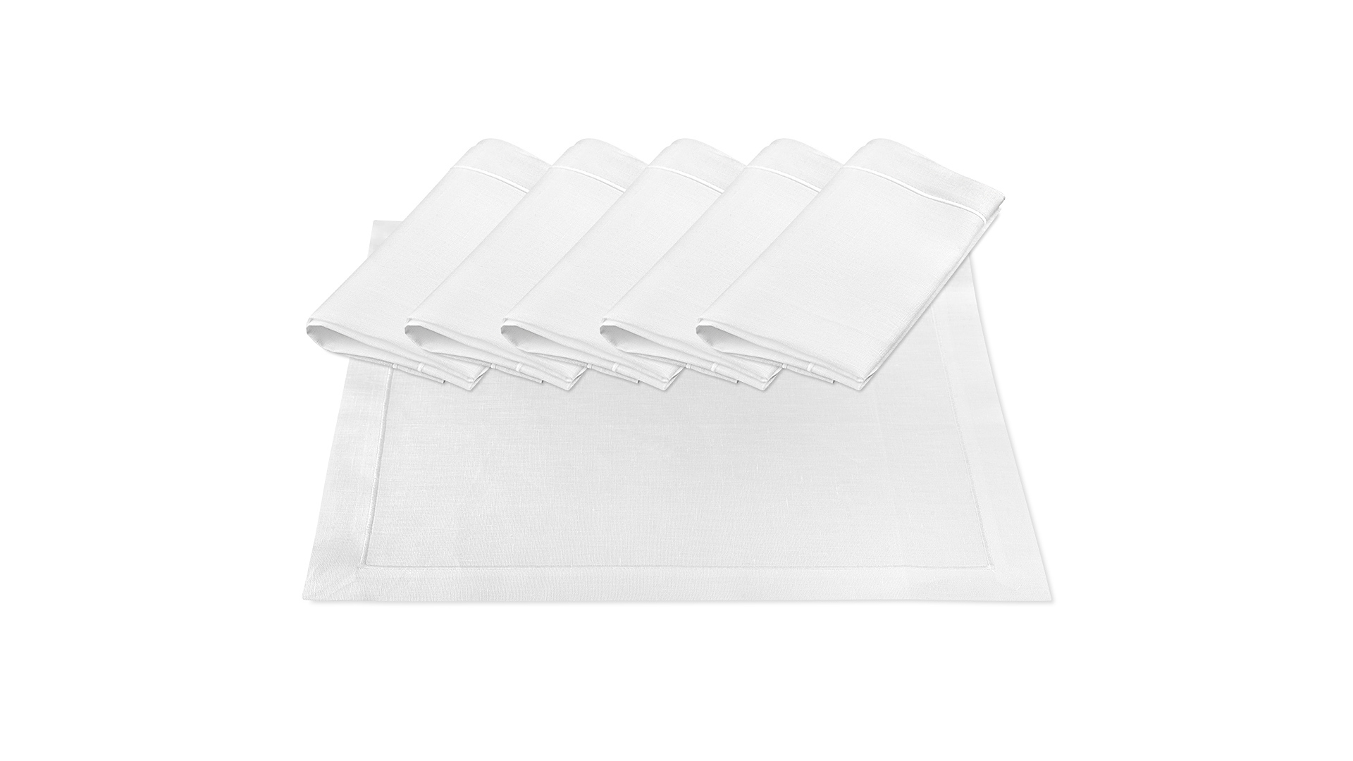 10578129 Weissfee Набор салфеток Weissfee "Венеция" 40х55см, 6шт (белый) Текстиль  - Вид №2