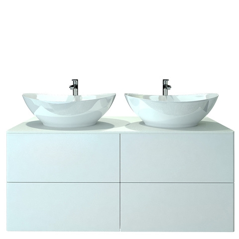 Orange Ot-130TuSTONE Тумба подвесная Otto без раковин. Хром sun-id-1516917 - Вид №1