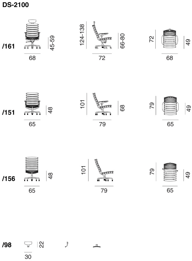 de Sede Откидывающееся кожаное кресло sun-id-1438630 - Вид №4
