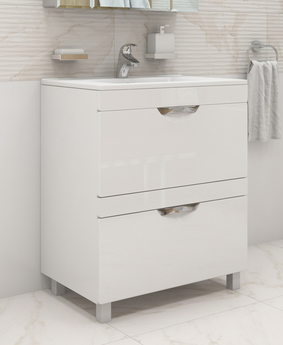 Тумба Kolombo 600 белый (Melana)600⨉460⨉880 мм белый Santreyd sun-id-665243 - Вид №1