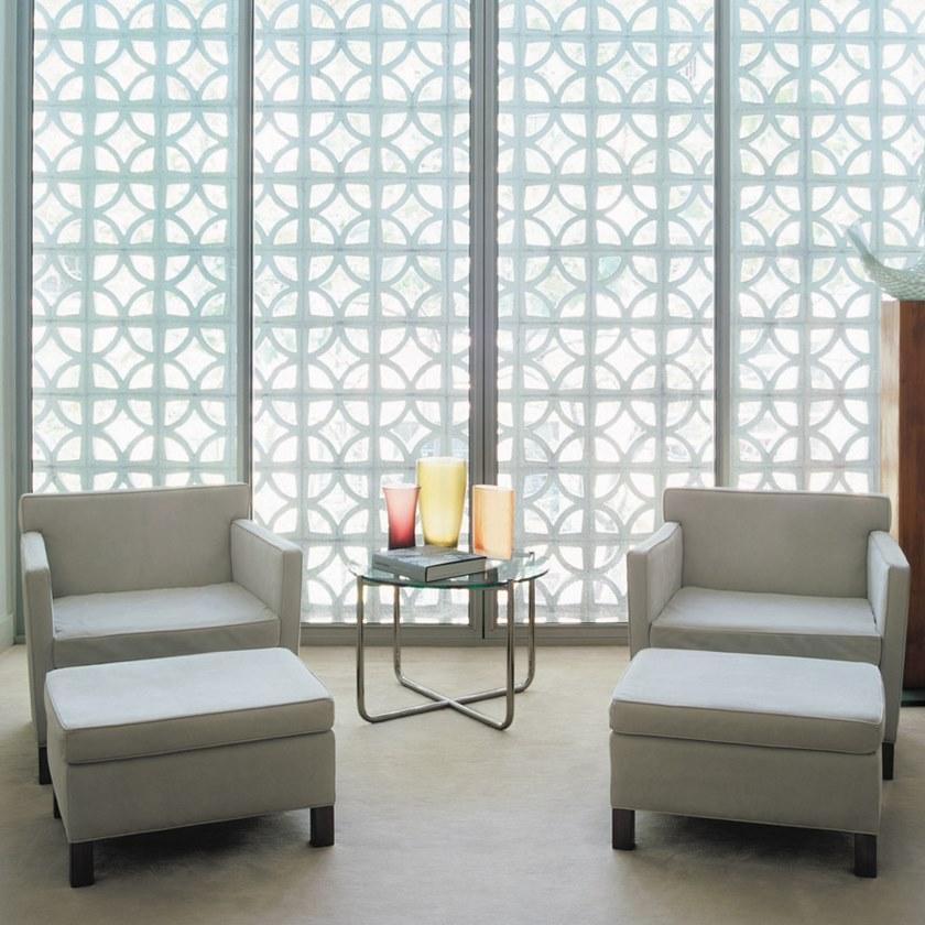 KNOLL Круглый журнальный столик из стали и стекла Mr sun-id-1470083 - Вид №2