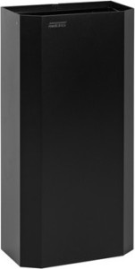 PPA4279B Открытый контейнер емкостью 40 л, матовая черная отделка mediclinics