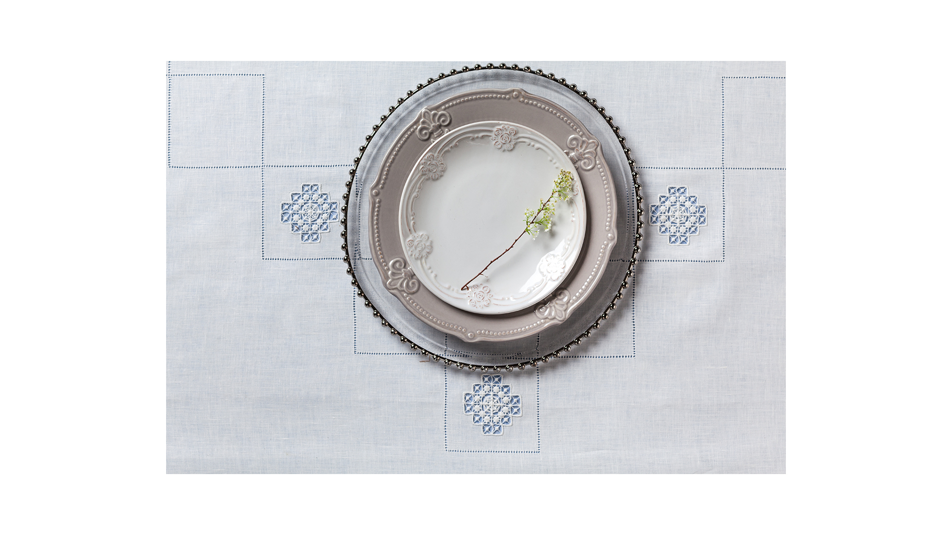 10616536 Крестецкая строчка Скатерть 150x150см Ткань  - Вид №3