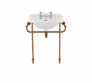 Gentry Home Таз большой белый Victorian Бронза GH101369