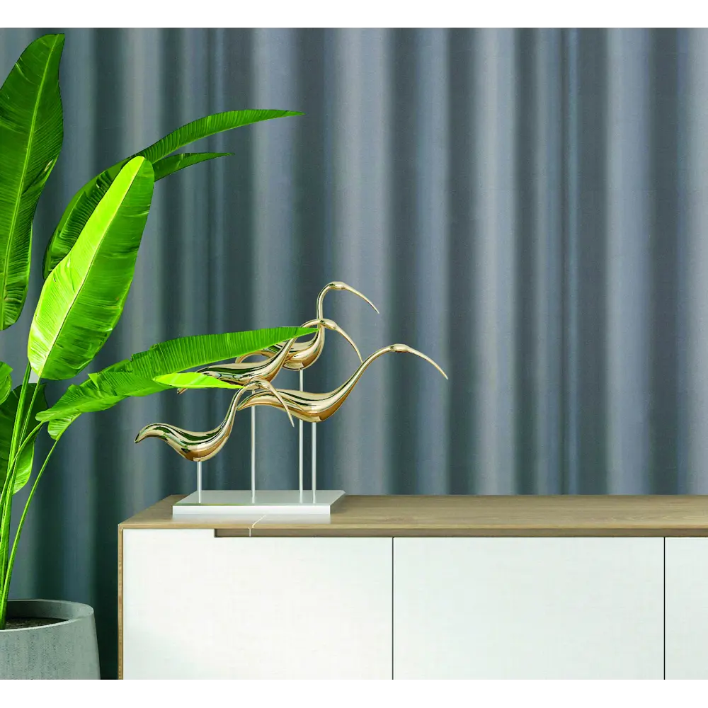 Обои флизелиновые Ovk Design D.Langer Ave серый 1.06 м 10667-08 88915368 STLM-2000454 set 5 CURTAIN - Вид №2